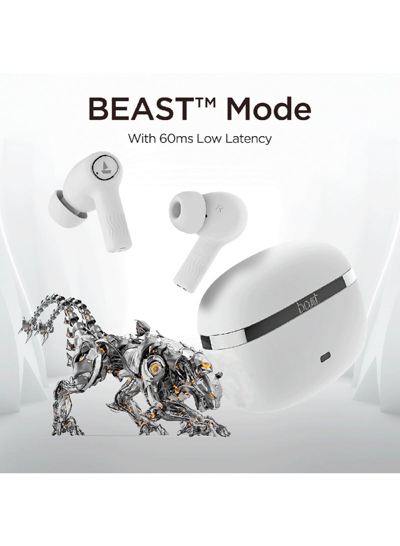 boAt Nirvana Ion TWS Earbuds With 120 HRS Playback(24hrs/Charge), Crystal Bionic Sound With Dual EQ Modes, Quad Mics ENx Technology, Low Latency(60ms), In Ear Detection Ivory White - Image 5
