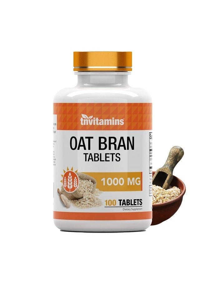 tnvitamins - Oat Bran, 1000 MG - 100 Tablets - Image 1
