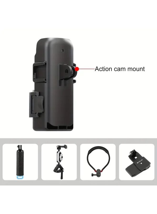 Puluz Protection Frame Expansion Adapter Bracket For DJI Osmo Pocket 3 Black - Image 4
