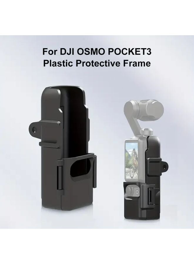 Puluz Protection Frame Expansion Adapter Bracket For DJI Osmo Pocket 3 Black - Image 2