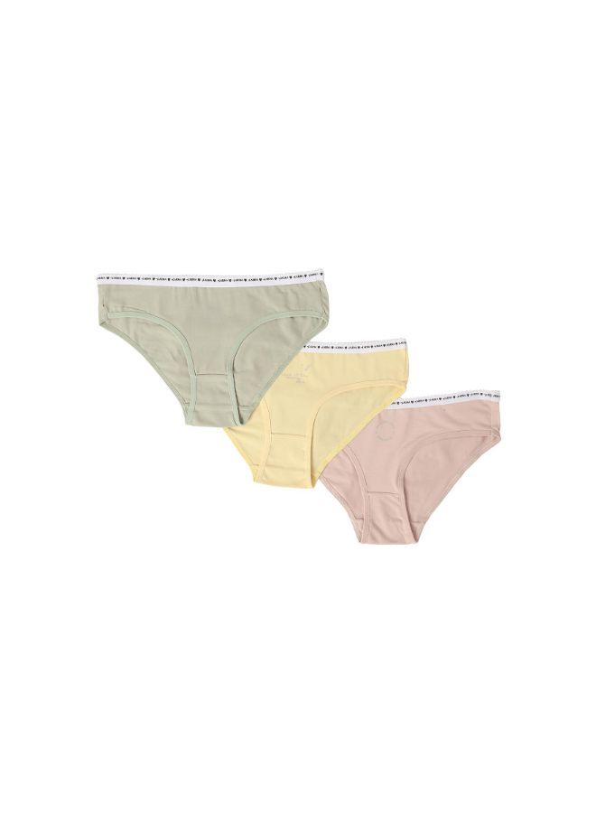 Carina Pack of 3 Cotton Bikini Panties - Image 1