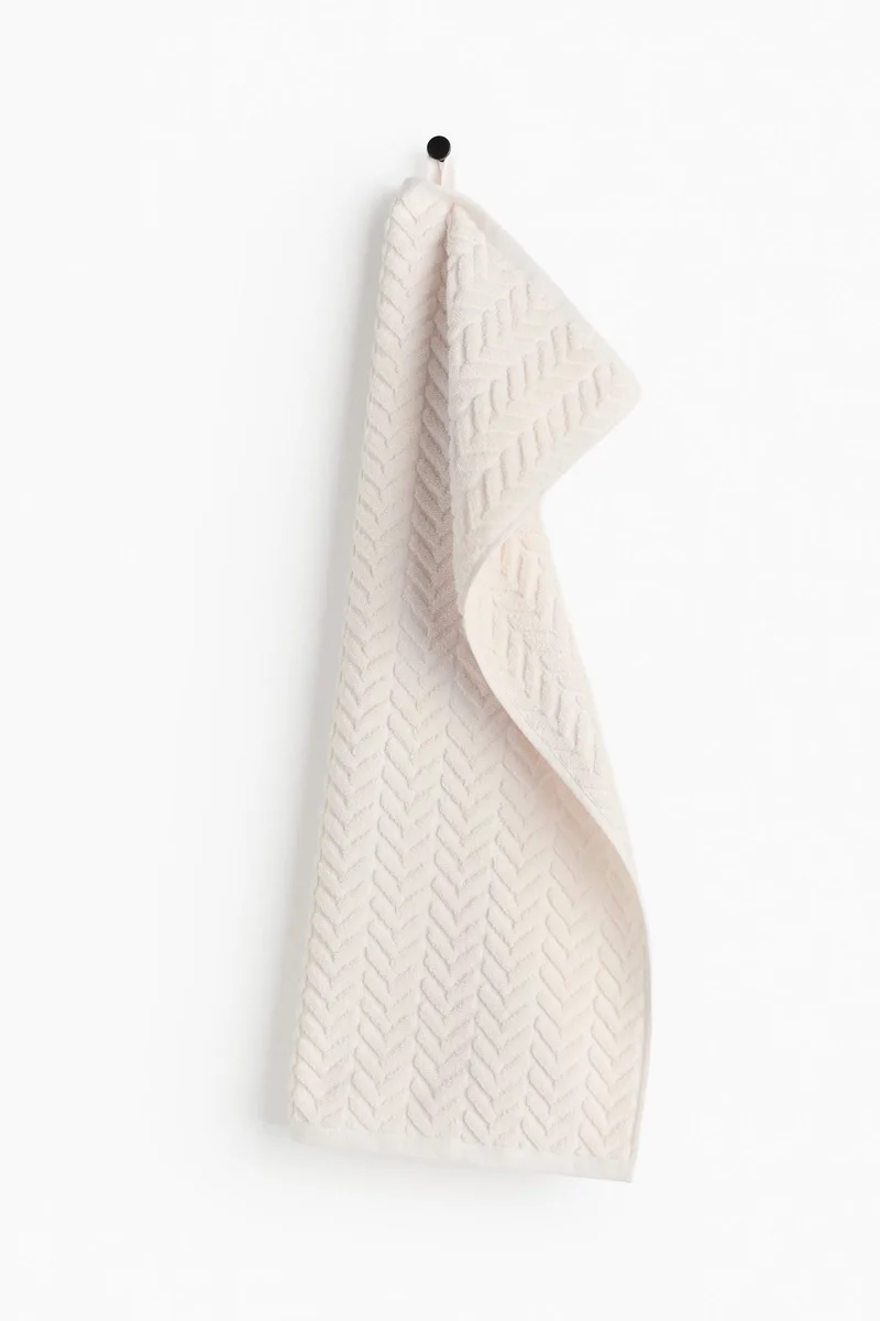 H&M Textured hand towel