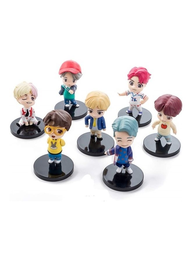 7-Piece BTS Inspired Mini Idol Figures 6cm - Image 2