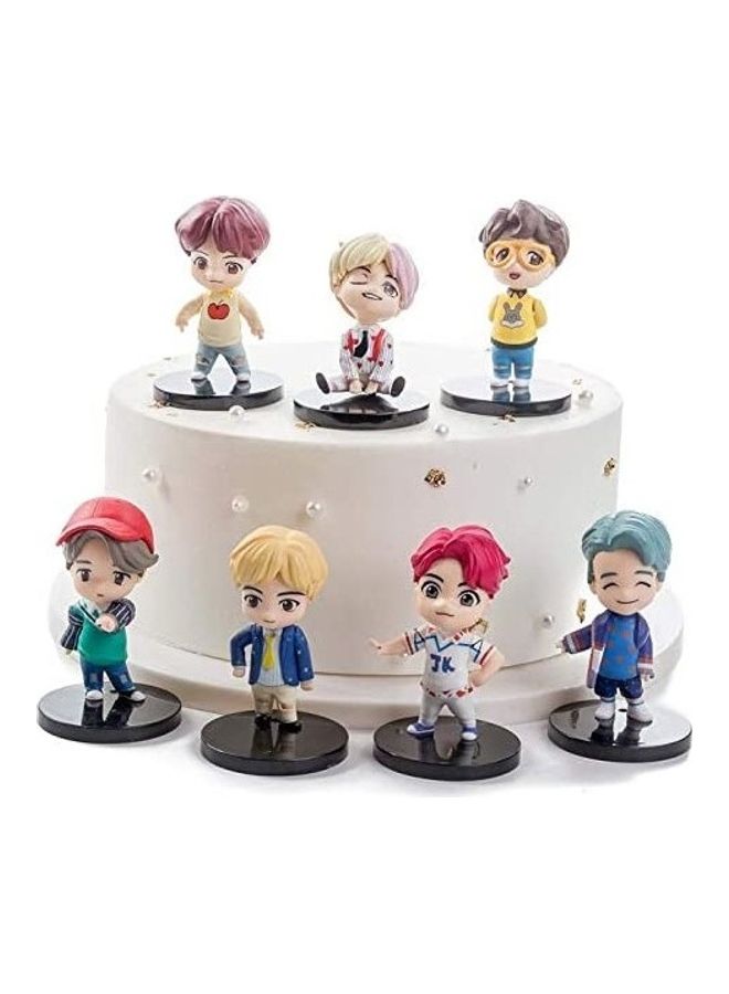 7-Piece BTS Inspired Mini Idol Figures 6cm - Image 3