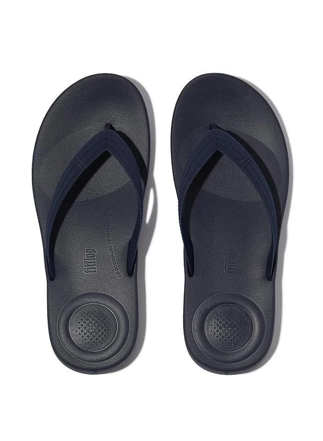 Fitflop iQUSHION MENS TEXTURED-STRAP FLIP-FLOPS