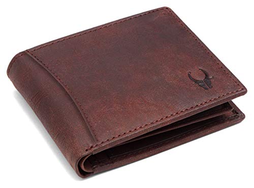 WildHorn Leather Men's Wallet (WH1173), CRACKLE, Classic - Image 1