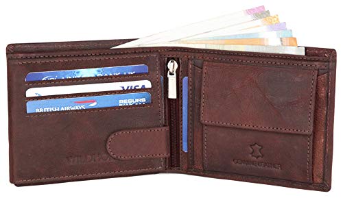 WildHorn Leather Men's Wallet (WH1173), CRACKLE, Classic - Image 4