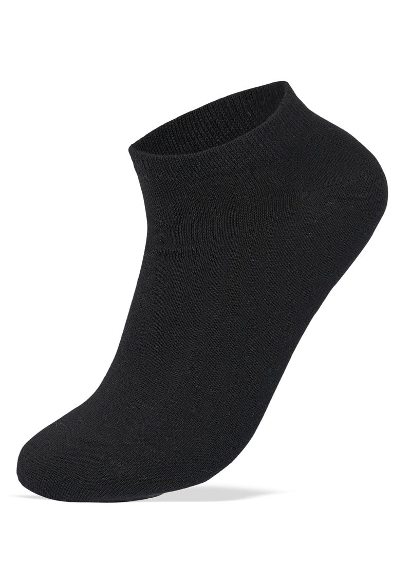 SAM SOCKS - Sam Socks Set Of 3 Ankle Plain Socks Men (Blk-L.Gry-D.Gry) - Image 1