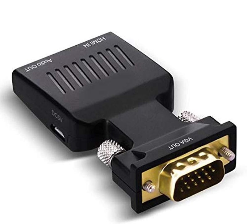 Portable HDMI to VGA and Audio Adapter