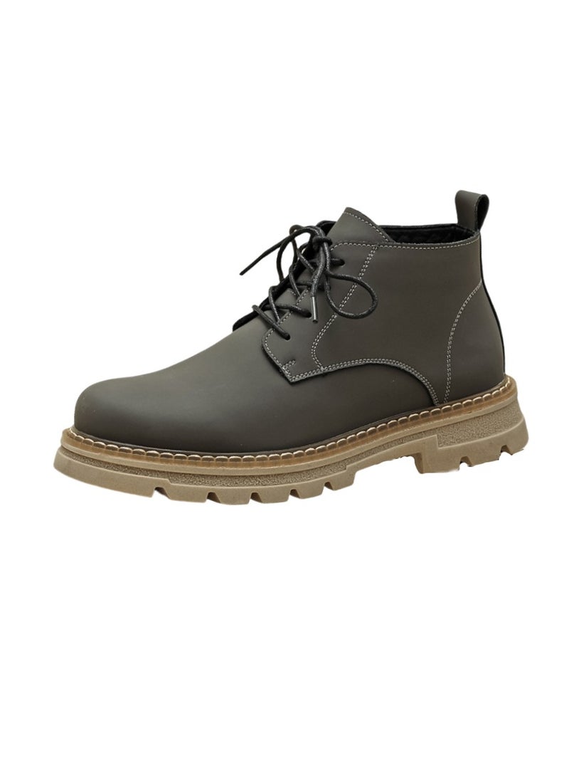 Warrior - New Fashion Thick Sole Outdoor Short Boots - Image 1