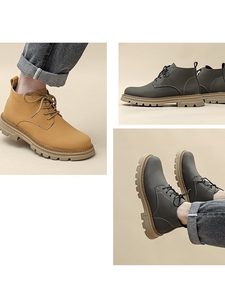 Warrior - New Fashion Thick Sole Outdoor Short Boots - Image 1