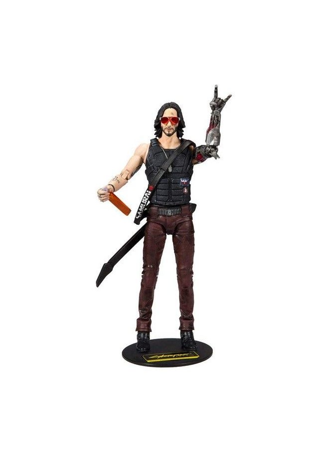 McFarlane Toys - مجسم جوني سيلفرهاند من لعبة Cyberpunk 2077 - Image 1