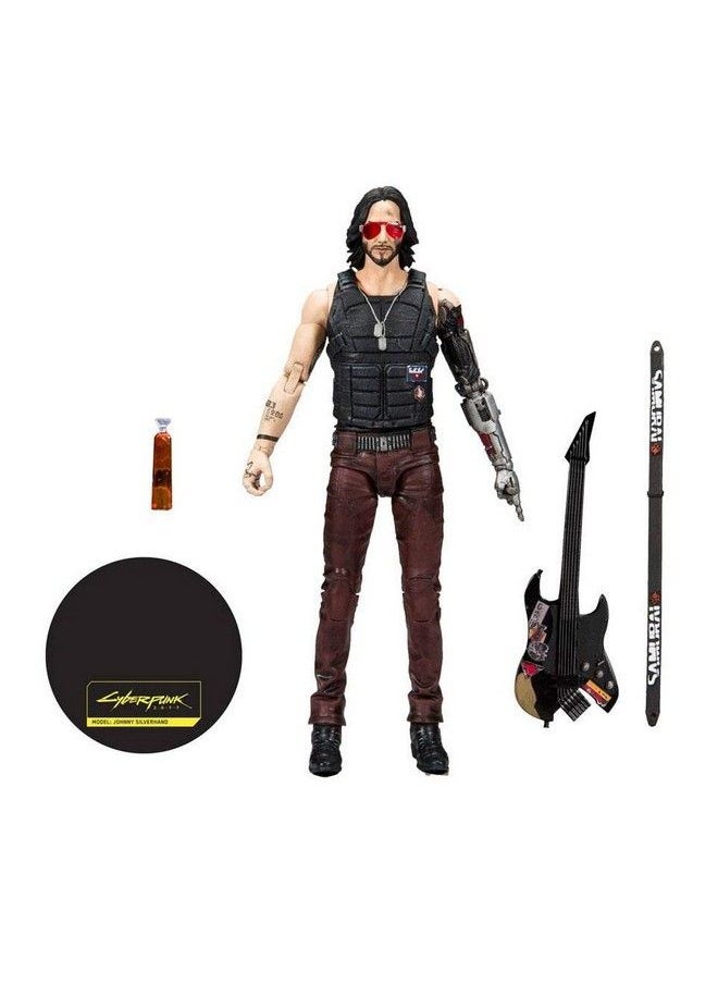 McFarlane Toys - مجسم جوني سيلفرهاند من لعبة Cyberpunk 2077 - Image 1