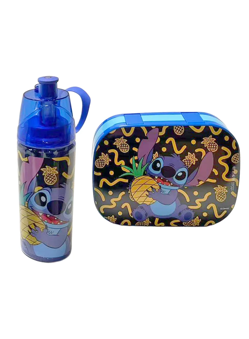 Disney Disney Stitch Cherry Cookie 3-In-1 Smash Lunch Bag, Water Bottle And Lunch Box Set