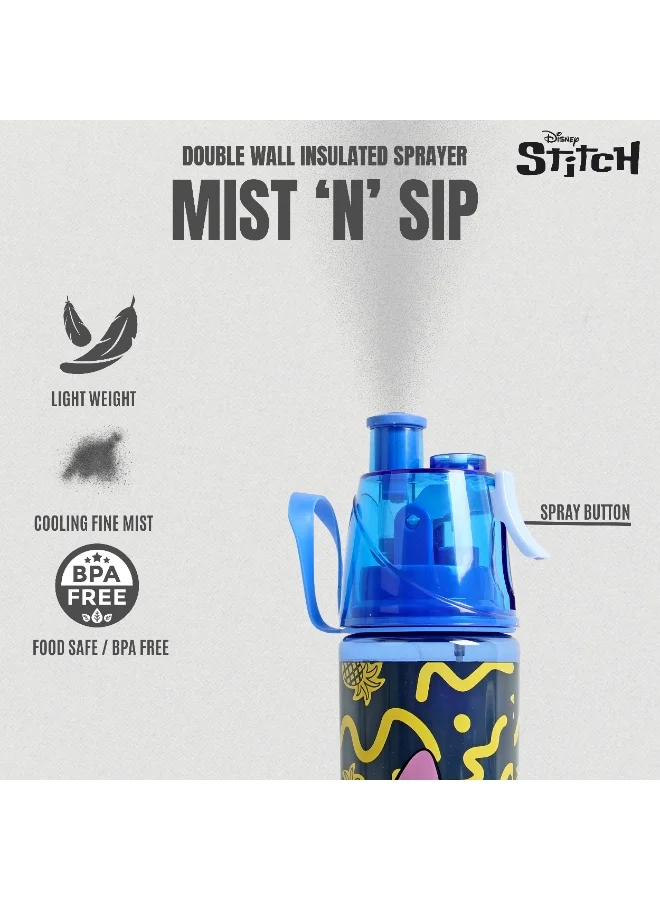 Disney  Disney Stitch Cherry Cookie 3-In-1 Smash Lunch Bag, Water Bottle And Lunch Box Set  | Best Price UAE