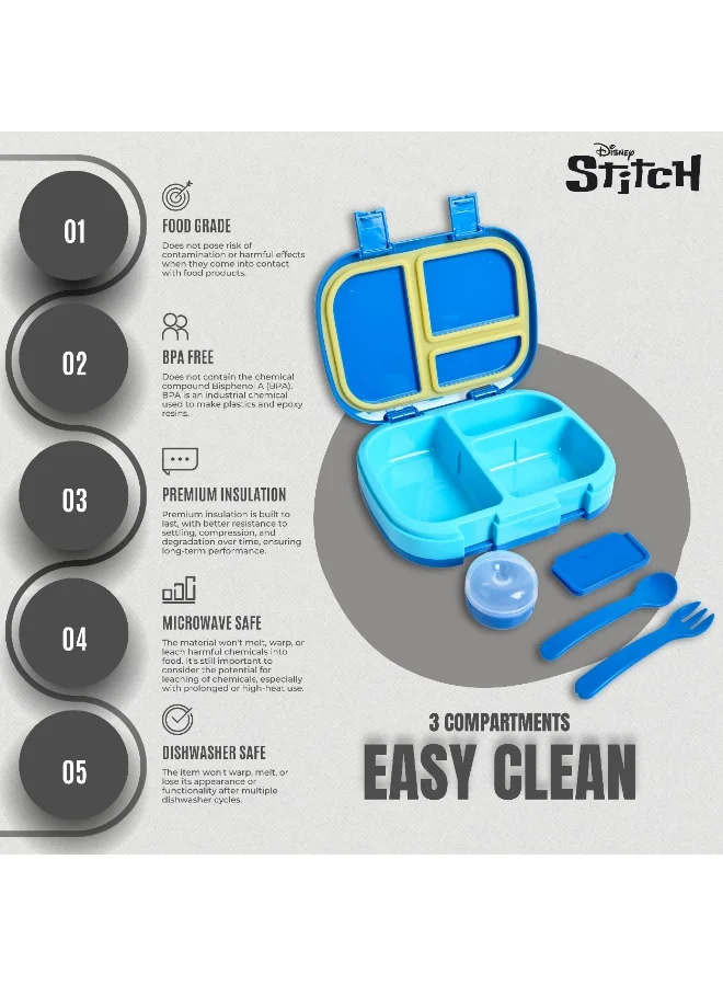 Disney  Disney Stitch Cherry Cookie 3-In-1 Smash Lunch Bag, Water Bottle And Lunch Box Set  | Best Price UAE