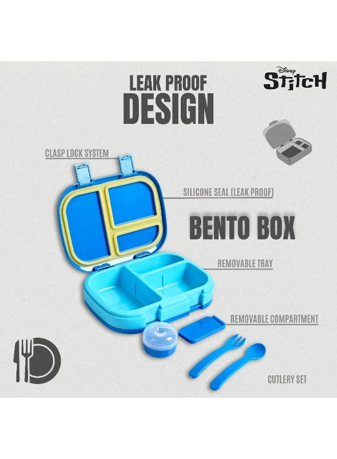 Disney  Disney Stitch Cherry Cookie 3-In-1 Smash Lunch Bag, Water Bottle And Lunch Box Set  | Best Price UAE