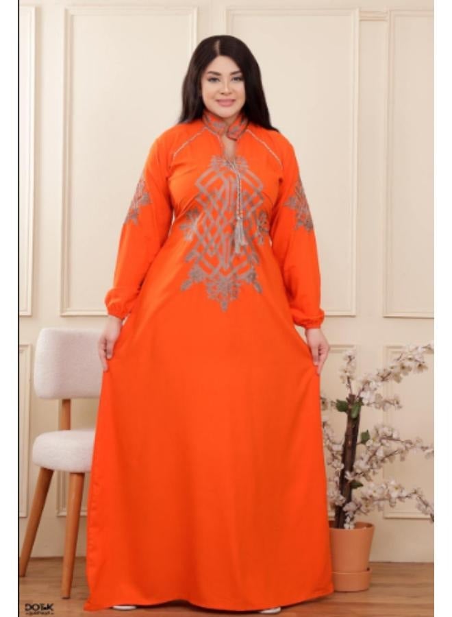 A high-quality cotton Arab jalabiya with a wonderful design, worn from 60/80 kilos  - Image 1