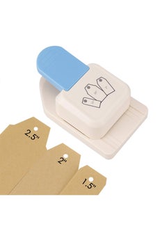 Y&D 3 in 1 Squared Tag Punch, SYOSI 1.5 Inch, 2 2.5 Inch Different Sizes Shape Craft Punch for Gift Tags, DIY Projects, Paper Crafts, Card Making, Scrapbooking  - Image 1