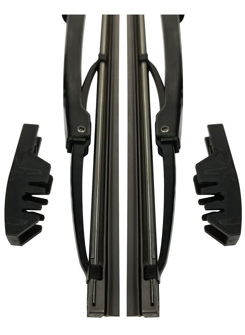 100Miles 2 Pcs Car Wiper Blades. Professional Grade 14" Universal Car Wiper Blades. 2 Pcs Set - 100 MILES  - Image 5