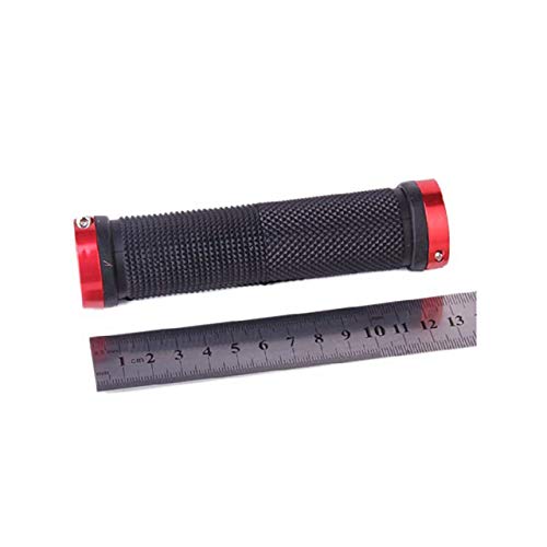 FASTPED® Pair Cycling Lock-on Anti-Slip Bicycle Handlebar Handle Grips for MTB BMX (RED) Bicycle Grip Cycling Lock Standard Bicycle Components Color Standard Bicycle Handlebar Grips Quality Product - Image 2