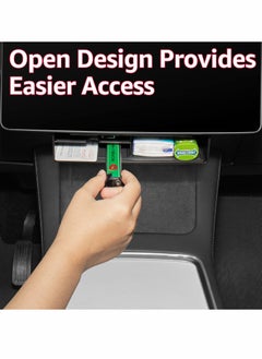 Generic Center Console Organizer for Tesla Model Y 3, Under Central Control Screen Storage Box 3 2021 2022 2023  - Image 4
