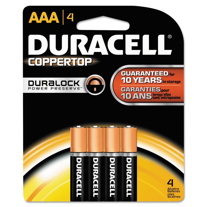 Duracell Coppertop AAA Batteries, 4-Count (Pack of 2) - Image 1