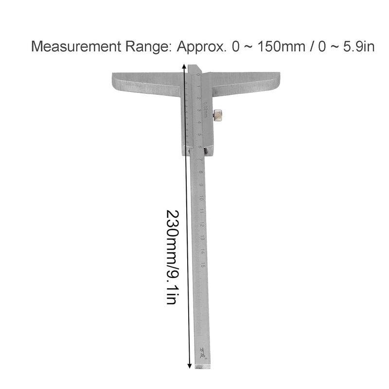 Professional High Precision 0 150mm Vernier Caliper 0 02mm Measuring Tool Stainless Steel - Image 3