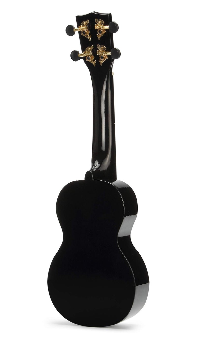 Mahalo Ukuleles Rainbow Series Soprano Black with Bag, MR1BK - Image 4