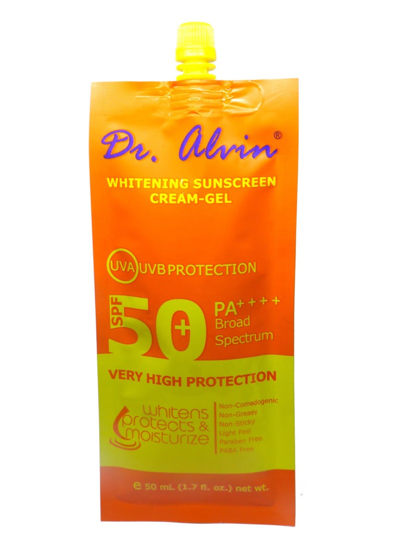Dr. Alvin Dr Alvin Whitening Sunscreen 50 SPF PA 50ml  - Image 1