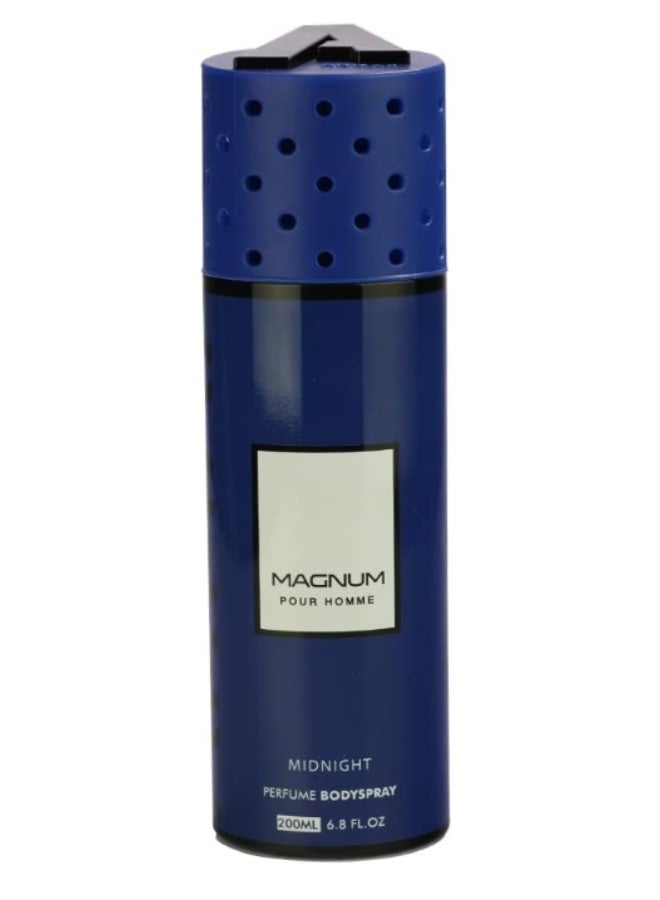Armaf Magnum Pour Homme, Midnight For Men, 200ML Perfumed Body Spray, For Him, blue - Image 1