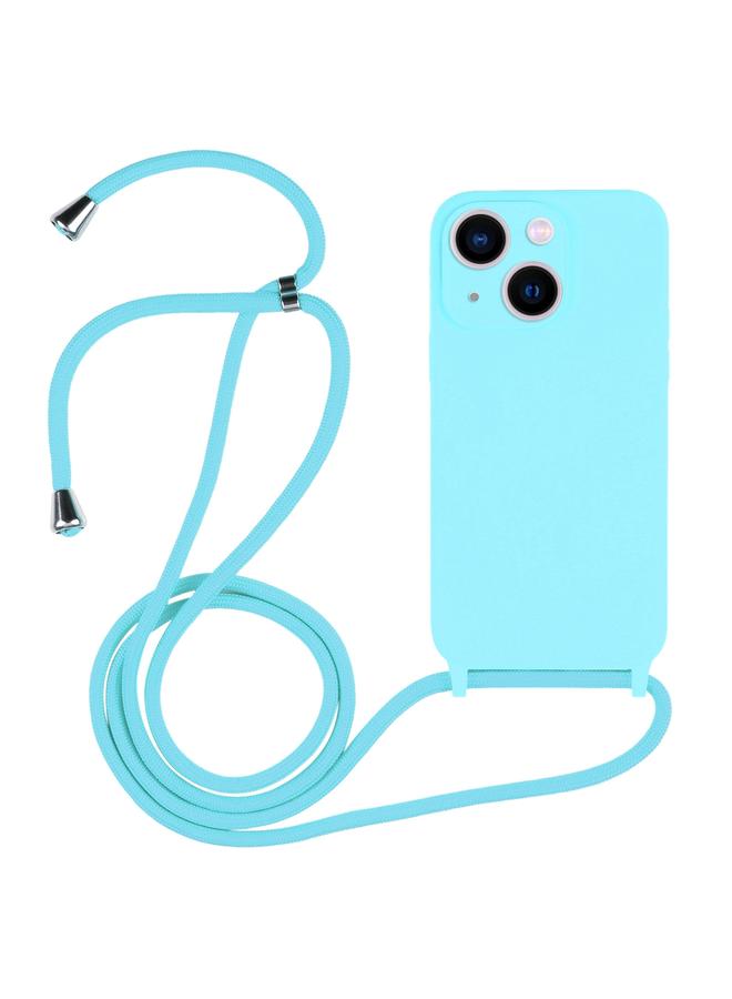 Zaboon Case For iPhone 13 Crossbody Lanyard Liquid Silicone Case - Image 1