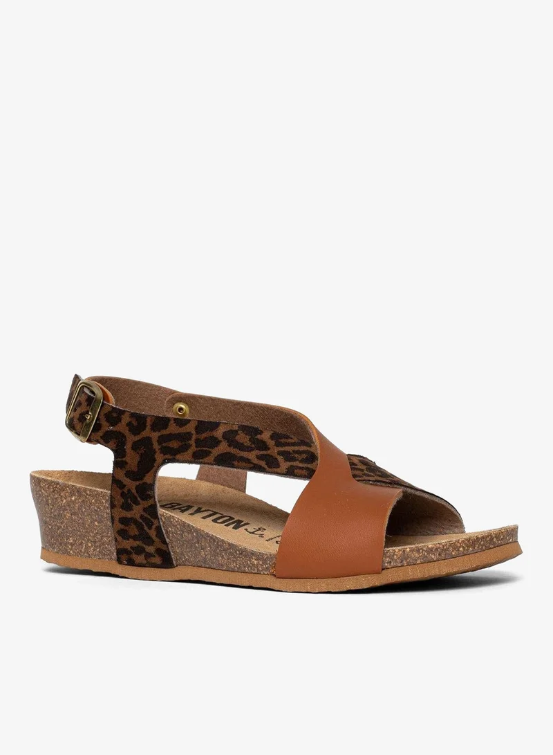 Bayton  Salamanque Strappy Mid Heel Wedges for Women | Best Price UAE