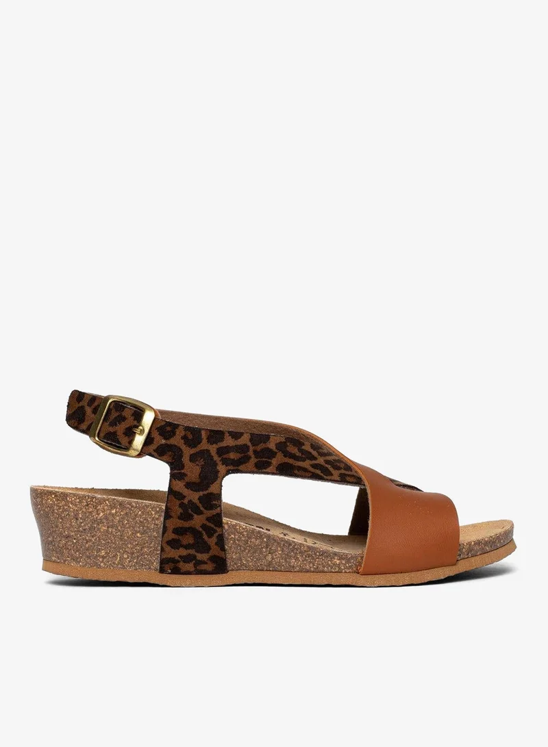 BAYTON Salamanque Strappy Mid Heel Wedges