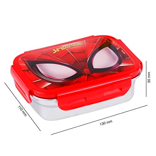 SKi Homeware Zenith 400-Set of 2 Steel Lunch Box (Spiderman Eyes) - Image 2
