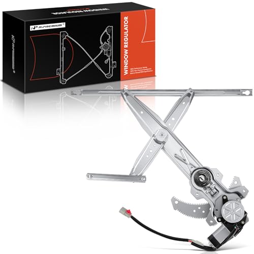 A-Premium Power Window Regulator with Motor Replacement for Honda Accord 1998-2002 (Coupe Only) Front Right Passenger Side - Image 1