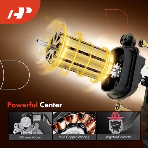 A-Premium Power Window Regulator with Motor Replacement for Honda Accord 1998-2002 (Coupe Only) Front Right Passenger Side - Image 4