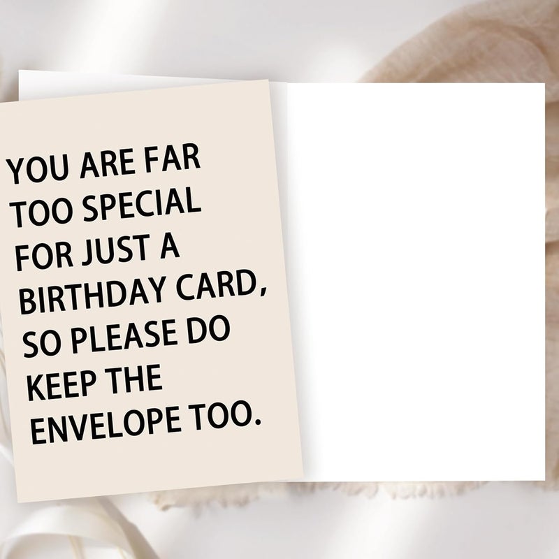 Zyulin Funny Birthday Cards for Men Him, Happy Birthday Gift Cards for Husband Boyfriend Fiance, Mens Bday Gifts - Image 3