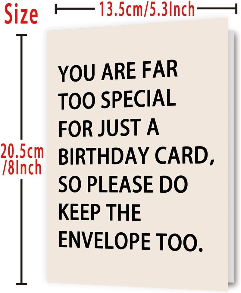 Zyulin Funny Birthday Cards for Men Him, Happy Birthday Gift Cards for Husband Boyfriend Fiance, Mens Bday Gifts - Image 2