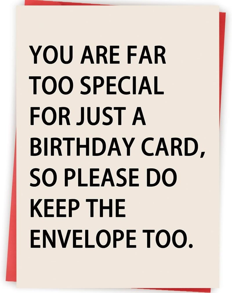Zyulin Funny Birthday Cards for Men Him, Happy Birthday Gift Cards for Husband Boyfriend Fiance, Mens Bday Gifts - Image 1