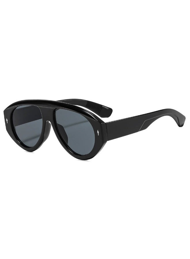 نظارات شمسية سوداء طراز طيار بحماية UV400، نظارات عين طراز طيار قديم للنساء، نظارات شمسية كبيرة خفيفة الوزن للاستخدام اليومي والأزياء - Image 2