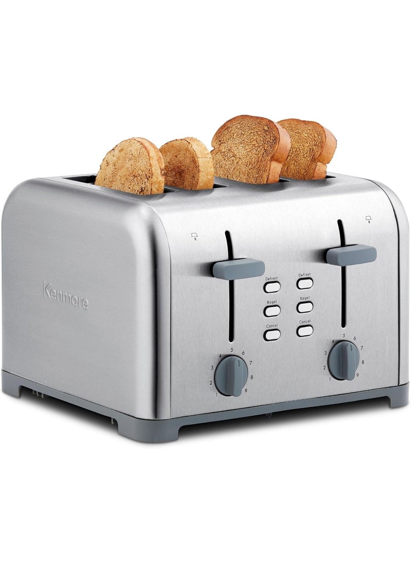 Kenmore Kenmore 40605 4Slice Toaster with Dual Controls in Stainless Steel  - Image 1