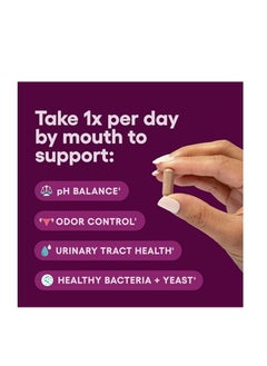 Physician's CHOICE Physician’s Choice Vaginal Probiotic – pH Balance, Odor Control & Feminine Health – Licorice Root & Cranberry, 30 Capsules  - Image 2