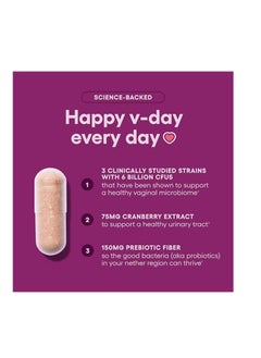Physician's CHOICE Physician’s Choice Vaginal Probiotic – pH Balance, Odor Control & Feminine Health – Licorice Root & Cranberry, 30 Capsules  - Image 4