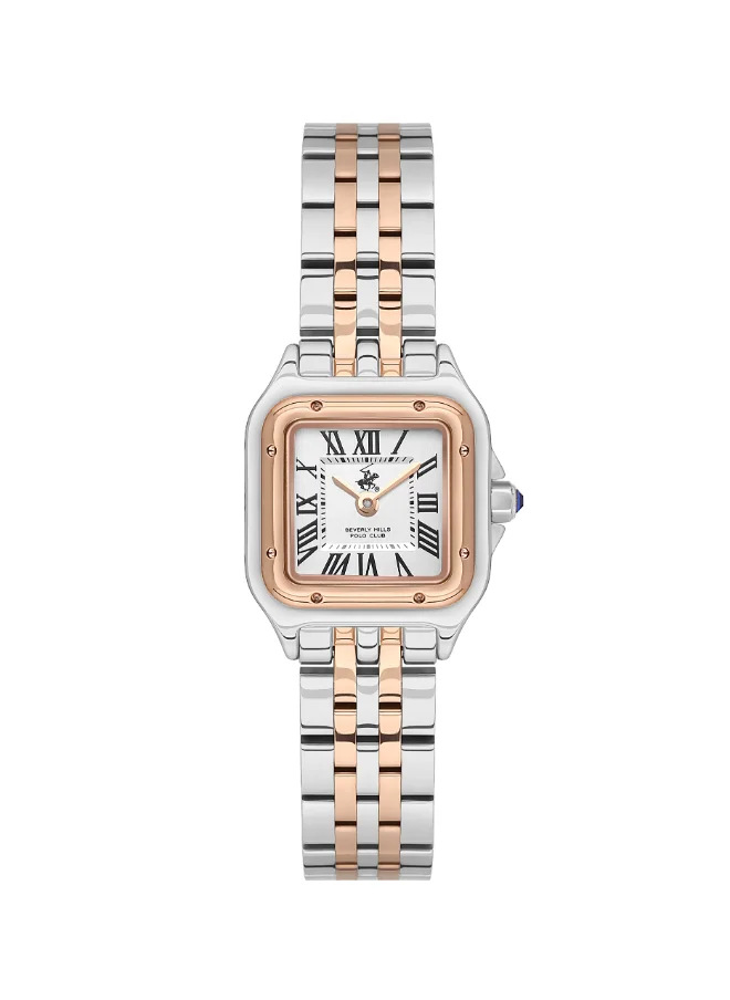 BEVERLY HILLS POLO CLUB Polo Club Women's Watch, Analog Display and Metal Strap - BP3600C.530, Silver