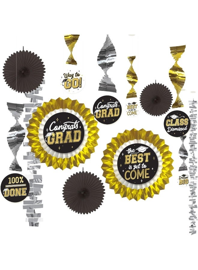 Amscan Grad Decorating Kit Paper & Foil Bsg 13pcs