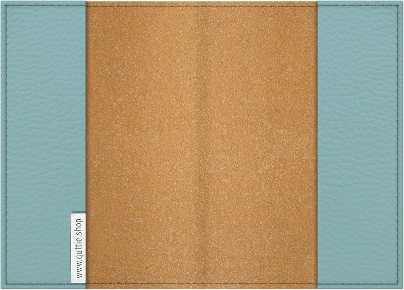 Quttie غطاء جواز سفر للأطفال والنساء والرجال، حامل جواز سفر لطيف للسفر (رائد فضاء أزرق) - Image 4