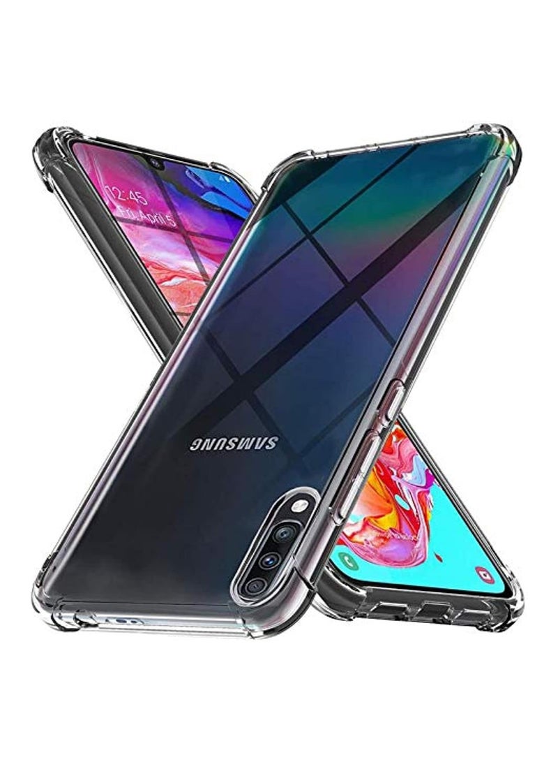 ELMO3EZZ Samsung Galaxy A70 King Kong Armor Cover Anti-Burst Super Protection -(Transparent) - Image 1