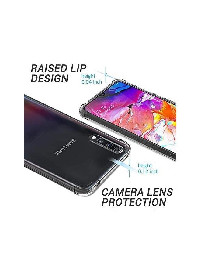 ELMO3EZZ Samsung Galaxy A70 King Kong Armor Cover Anti-Burst Super Protection -(Transparent) - Image 3