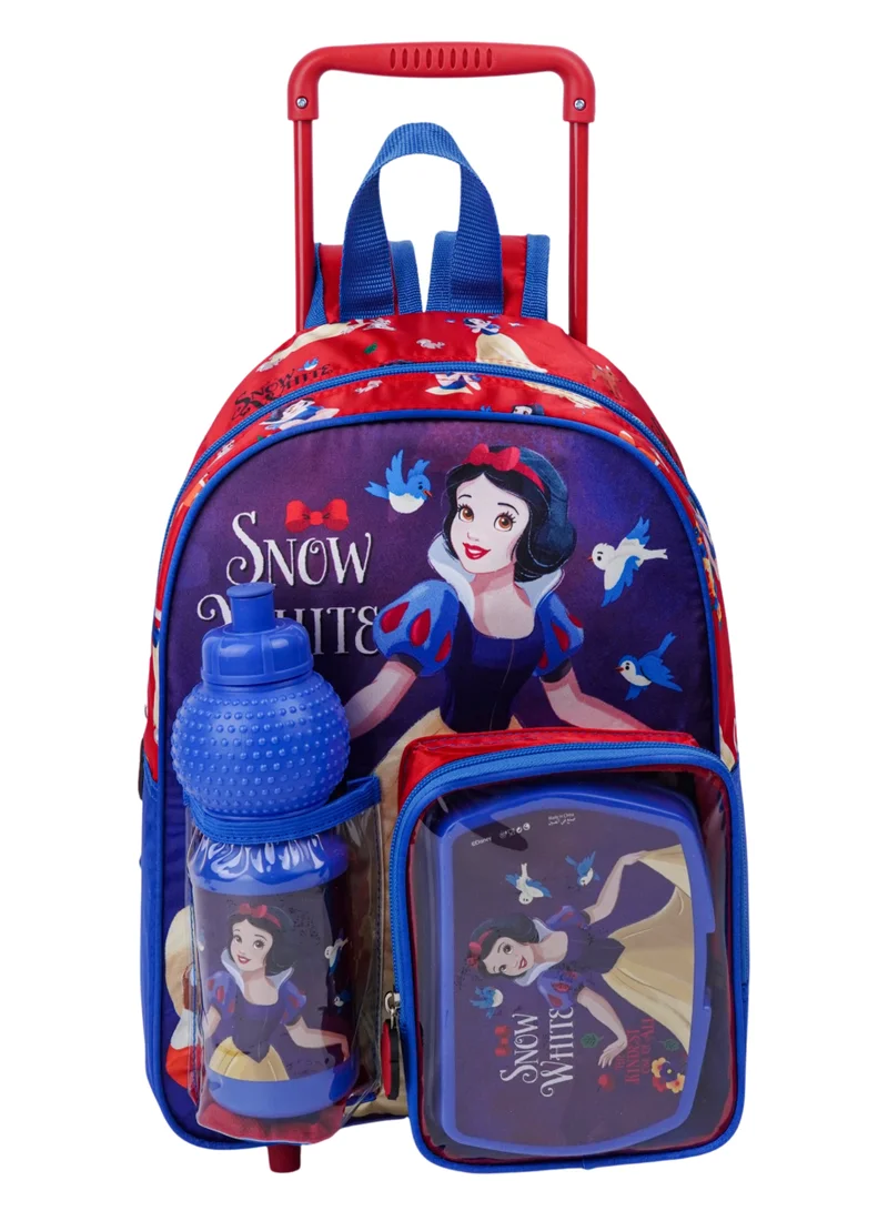 Disney Disney Princess Rose Beauty Trolley 3 In 1 Set 13" I Trolley I Water Bottle I Lunch Box